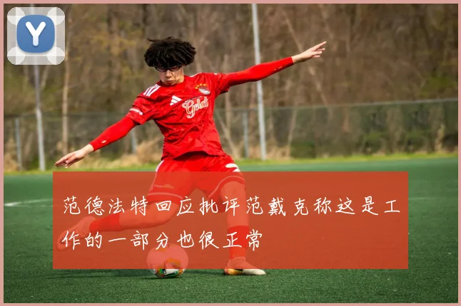 范德法特回应批评范戴克称这是工作的一部分也很正常